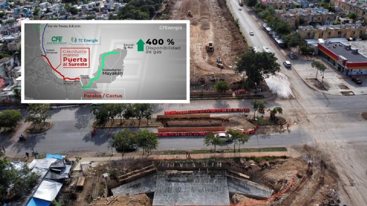 Por Tren Maya, anuncian nuevo gasoducto marino en Veracruz