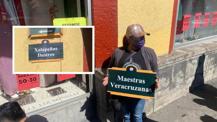 Artista xalapeña busca cambiar a femenino nombre de calles de la ciudad