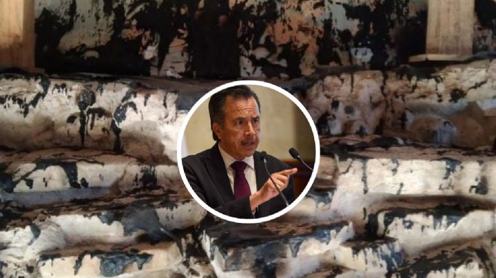 “Le echamos manita de gato”, Cuitláhuac sobre mural vandalizado en El Tajín