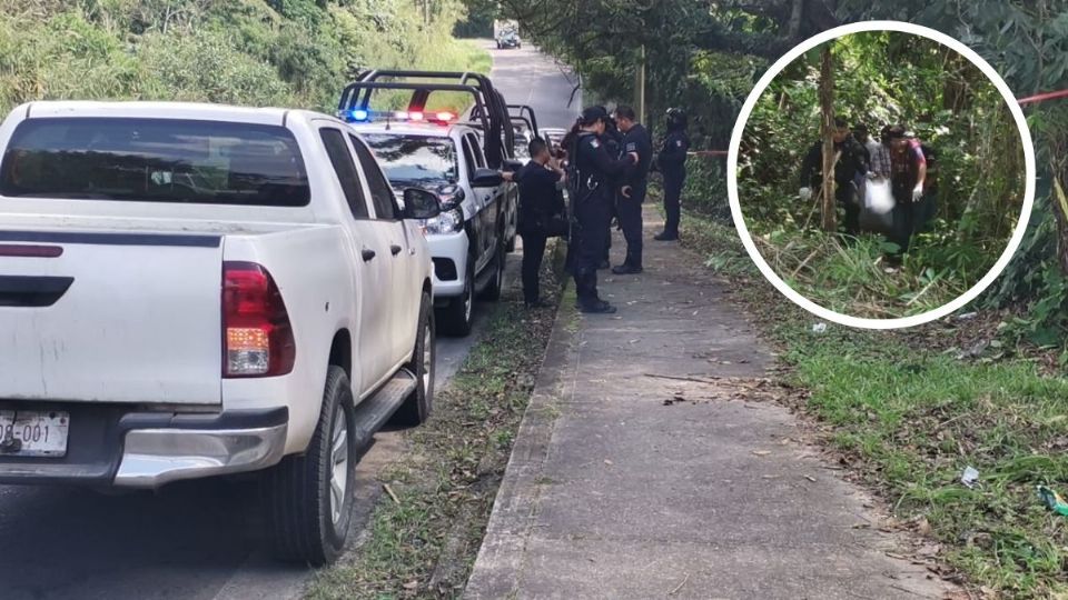 El cuerpo de un hombre fue hallado embolsado a un costado de una carretera en el sur de Veracruz