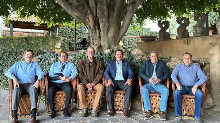 Diego Sinhue se reúne con exgobernadores Oliva, Medina, Fox, Romero Hicks y Márquez