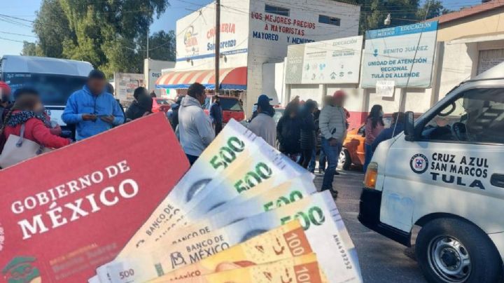 Riña y bloqueo en Delegación de Bienestar Tula por cobro de becas