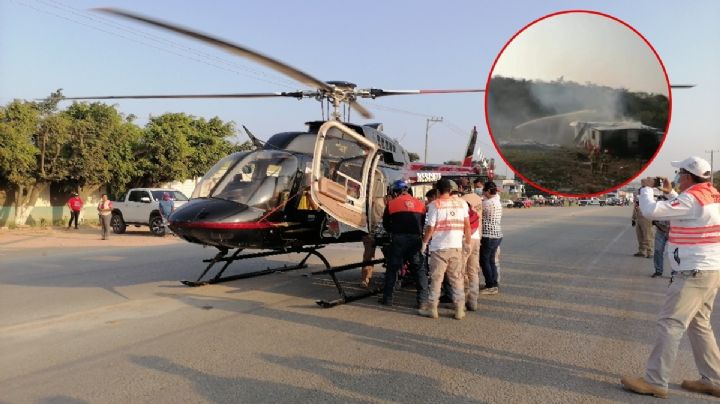 Explota polvorín y joven pierde extremidades; su madre está grave