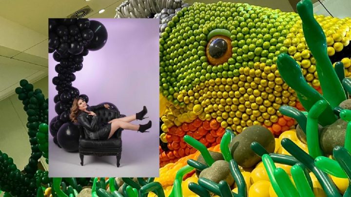 Yuri, artista jarocha pionera del arte con globos en Veracruz