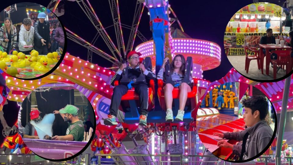 Hay atracciones para chicos y grandes para disfrutar una noche en la Feria de León.