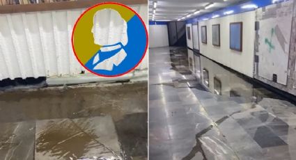 VIDEOS: Fugas de agua en la estación Hidalgo de la Linea 2 del Metro de la CDMX