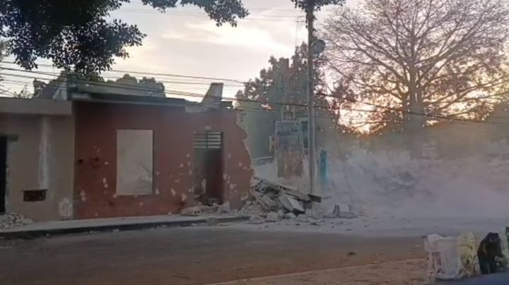VIDEO: “En media hora destruyeron 55 años de vida”, desplazado por proyecto de AMLO