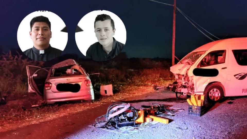 Aarón Juárez y Gonzalo Banda, los jóvenes seminaristas fallecidos en accidente.