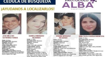La desaparición de cuatro jóvenes ensombrece inicio de año en Zacatecas