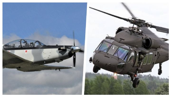 T6C Texan II y Black Hawk, las 12 aeronaves en la captura de Ovidio