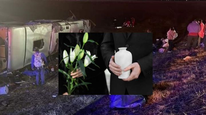 Sepultan en Chihuahua a veracruzanos muertos en accidente de autobús