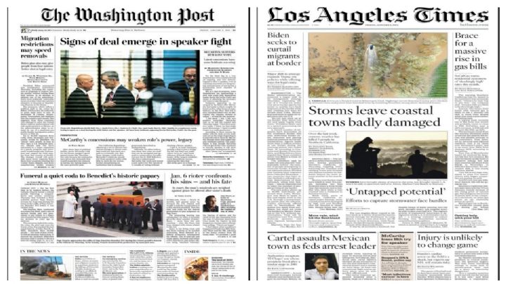 Detención de Ovidio Guzmán a la portada del Washington Post