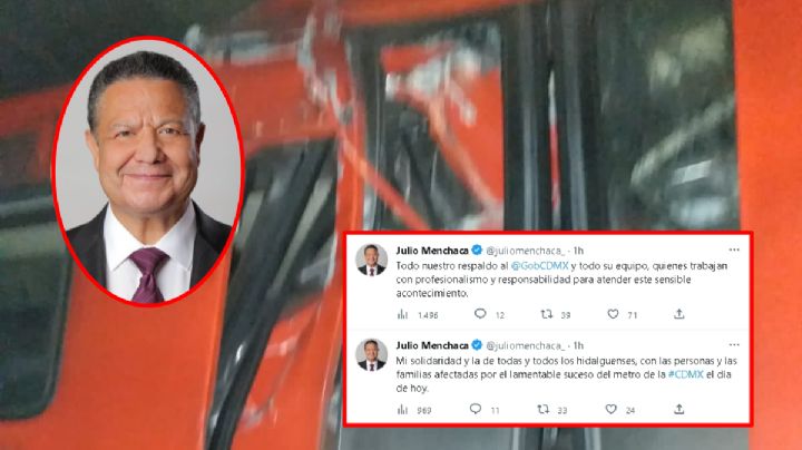 Se solidariza Julio Menchaca con tragedia en metro de CDMX: un muerto y más de 50 heridos