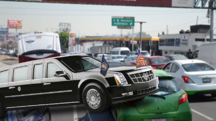 Por paso de presidentes de EU y Canadá, cierran la México-Pachuca