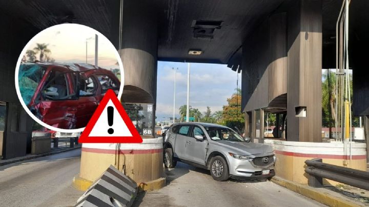 Choca otro vehículo en antigua caseta de Fortín; es el segundo en menos de 24 horas