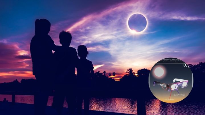 Lentes para VER el Eclipse Solar 2023: Estas son las 4 características con las que deben contar