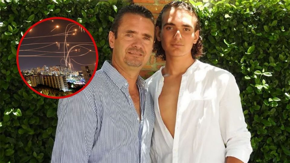 Padre e hijo originarios de León, permanecen en Israel a la espera de volver a México.