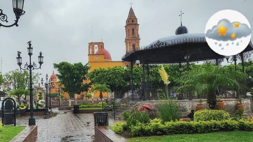 Tarde de luvia ayer en Juventino Rosas.