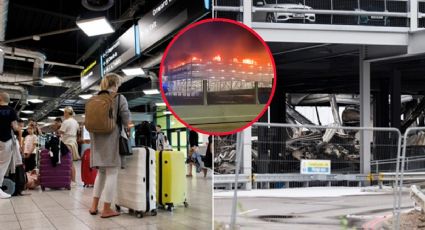 VIDEO: Así comenzó el incendio en aeropuerto de Londres