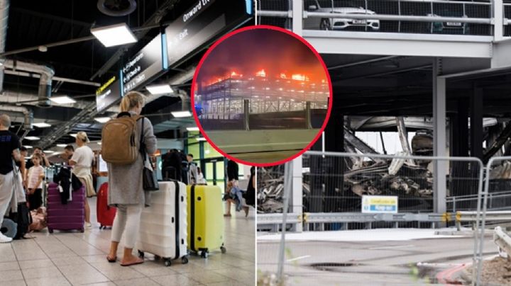 VIDEO: Así comenzó el incendio en aeropuerto de Londres
