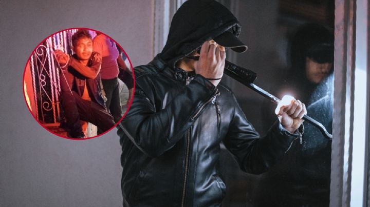 Con golpes y amarrado, pobladores retienen a presunto ladrón en Epazoyucan; exigen justicia