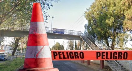 Peligro de colapso: Otro puente peatonal clausurado en Pachuca