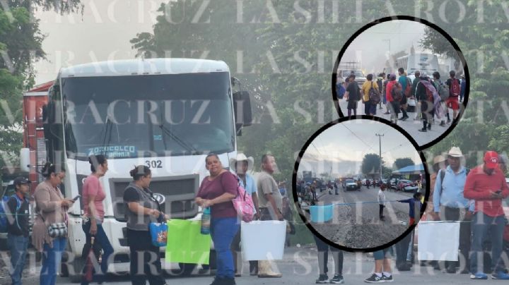 Bloqueo al norte de Veracruz, provoca que conductores se desvíen por Puebla