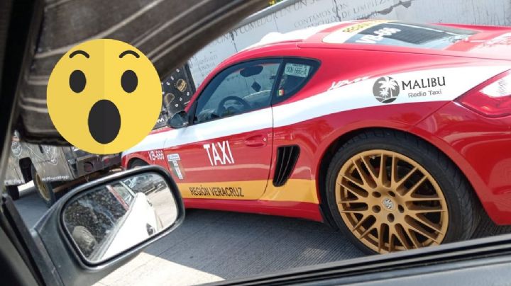 ¿Qué hace un Porsche de 4 millones de pesos como taxi en Veracruz?