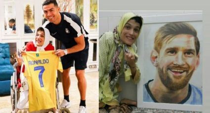 ¿Quien es Fatemeh Hamami, la pintora que retrata a Cristiano Ronaldo con los pies?