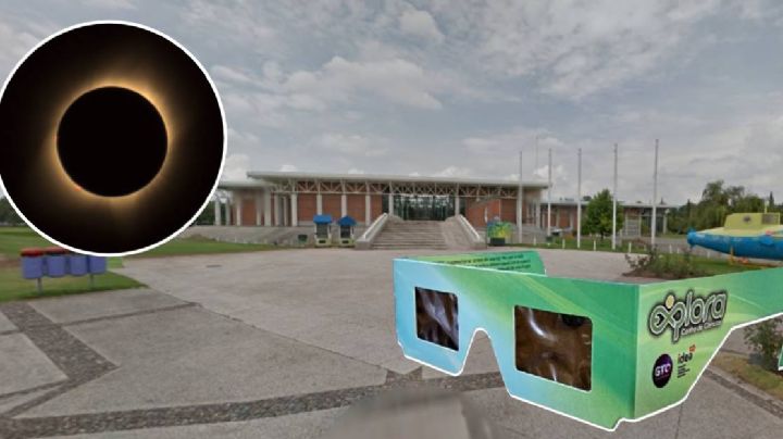 Explora invita a ver el eclipse de manera segura con lentes especiales