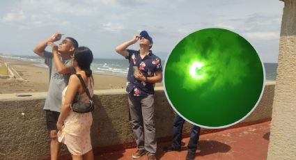 Así se vivió el eclipse de hoy sábado 14 de octubre desde Veracruz