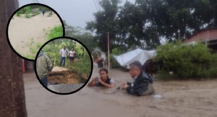 Frente Frío 6 deja 200 familias inundadas en Moloacán; agua llegó a 2 metros de altura