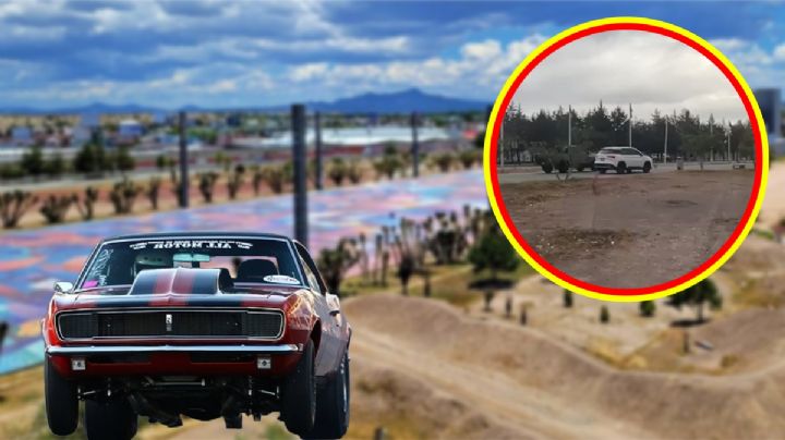 Otra vez, usan el parque Ben-Gurión de Pachuca para arrancones | VIDEO