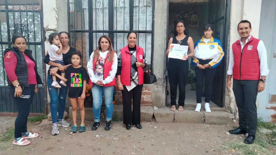 El dirigente priista durante la toma de protesta a la presidenta del comité seccional de la colonia Valle de la Luz, María Elena Castañeda, el pasado 12 de octubre.