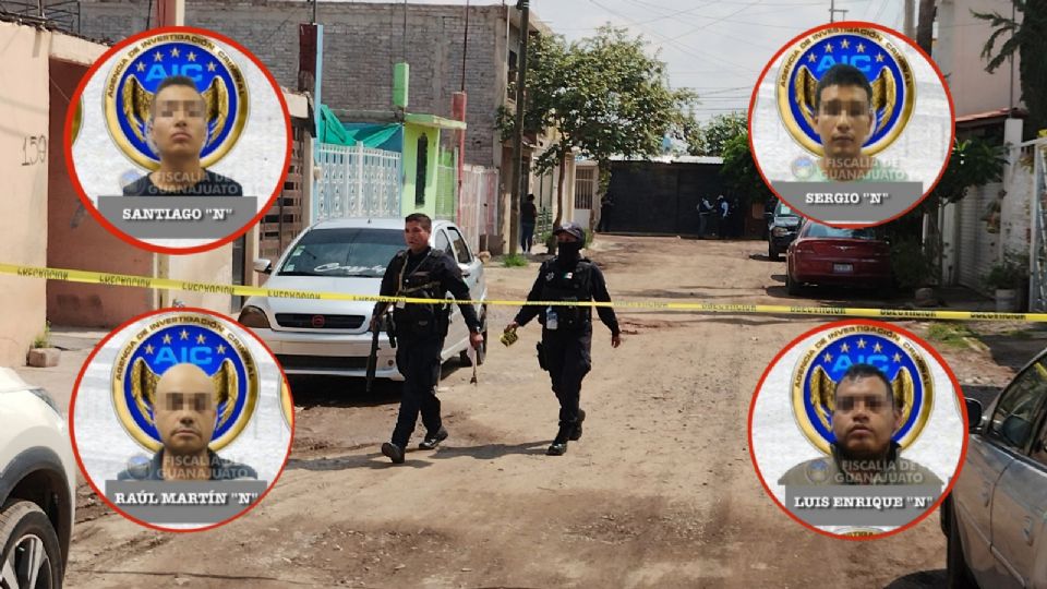 Los 4 presuntos secuestradores fueron capturados por policías municipales de Irapuato, luego del aviso de la víctima que había logrado escapar.