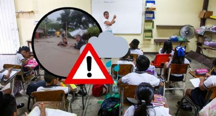 Tras fuertes lluvias e inundaciones, suspenden clases en 6 municipios de Veracruz