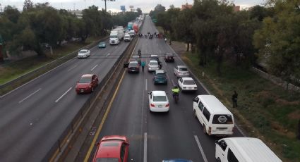 VIDEO: Caos en la México-Querétaro, tras más de 5 horas con bloqueo, reabren circulación