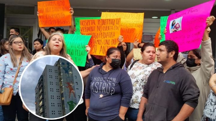 Por falta de especialista, protestan en Torre Pediátrica de Veracruz
