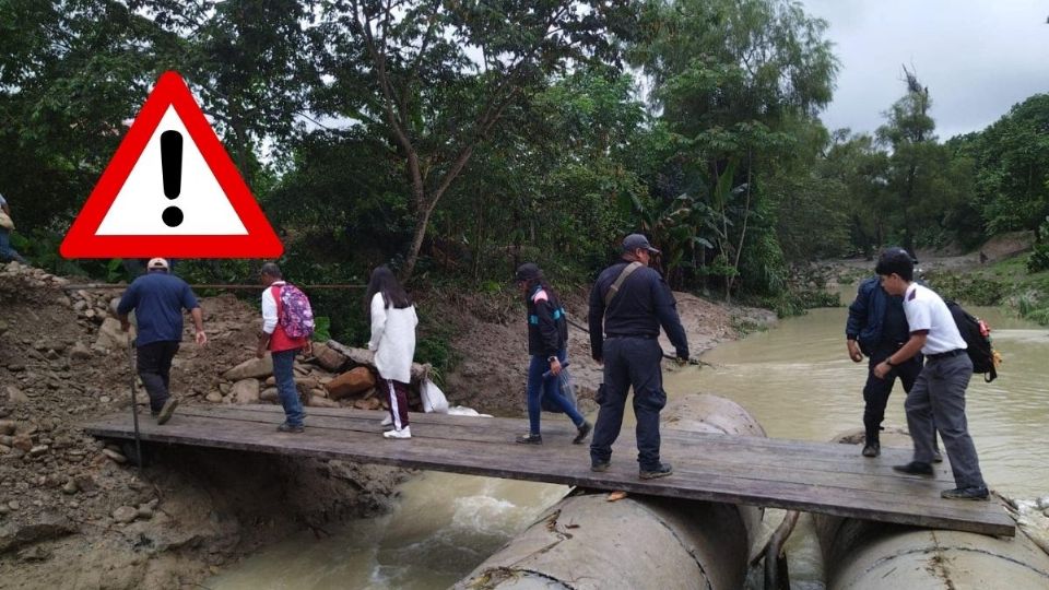 Colapsa de nueva cuenta puente Las Culebras