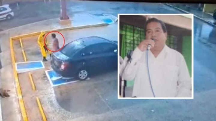 VIDEO: Tras asaltar Oxxo, hombre asesina a Miguel Ángel, maestro de primaria de Minatitlán