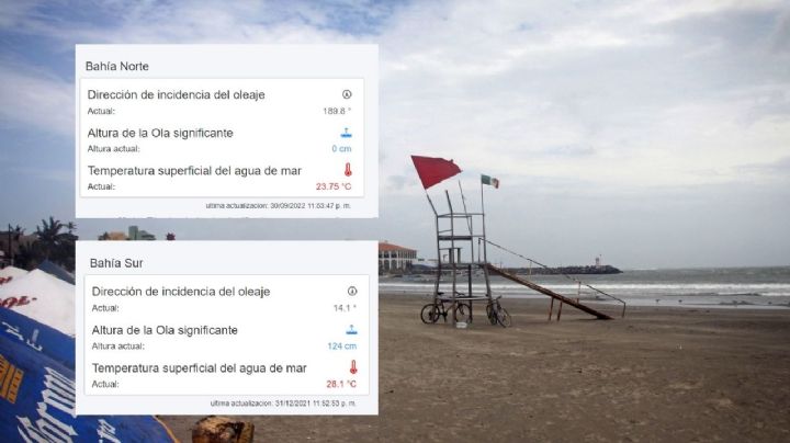 Frente frío 6: Cierran puerto y playas de Veracruz por vientos de norte