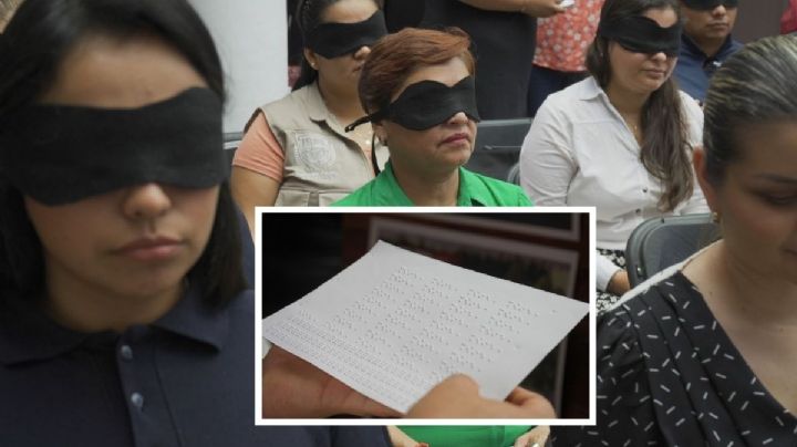 Esta es la primera acta de Cabildo en Braille del ayuntamiento de Emiliano Zapata