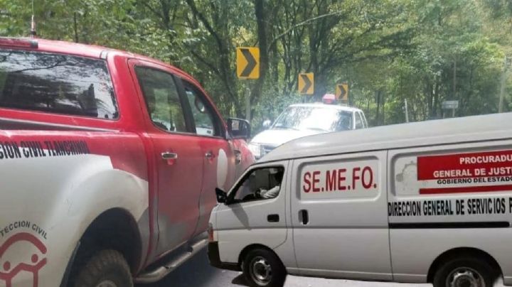 Cae manifestante al barranco y muere durante bloqueo de la Pachuca-Huejutla