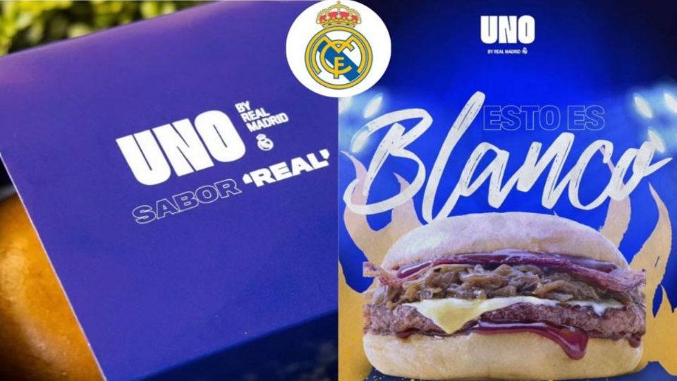 Las nuevas hamburguesas UNO by Real Madrid llegan a la CDMX