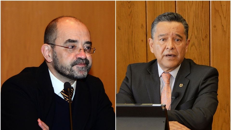 Los aspirantes a ser rector de la UNAM, Luis Álvarez Icaza y Raúl Contreras