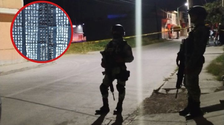 Narco abandona 500 dosis de cristal; huye de Guardia Nacional