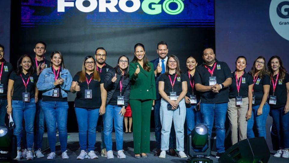 La secretaria de desarrollo social, Libia Denisse García inauguró la séptima edición del Foro Go.