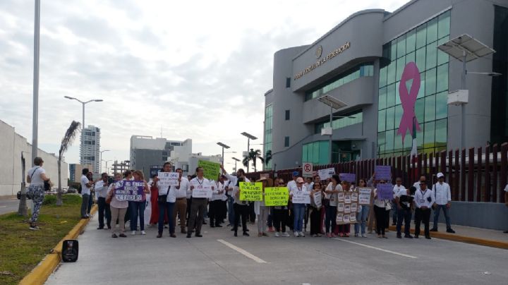 Trabajadores del PJF Veracruz inician paro laboral por eliminación de fideicomisos