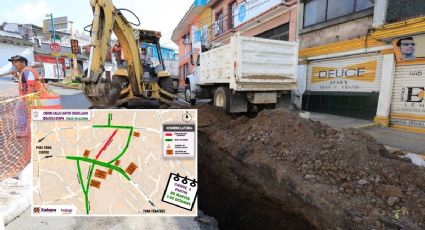 Este 3 de octubre, cambian rutas alternas por obra en Santos Degollado en Xalapa