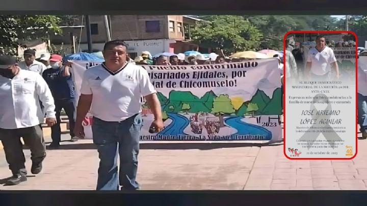 Cártel tortura y mata a José Artemio, líder magisterial que pidió paz en Chiapas